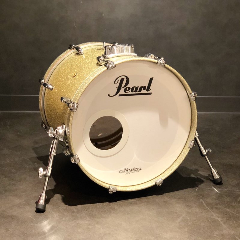 Pearl Masters Premium Bass Drum 20×18 Silver Sparkleの画像